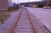 Järnvägsspår Aspholmerns industriområde, 1990-tal