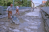 Byggarbetare på Hamnbron, 1990-tal