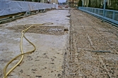 Renovering av körbanorna på Hamnbron, 1990-tal
