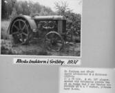 Första traktorn i Gribbylund