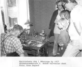Hantverkets dag Rönninge by 1977 Skomakare L Bohne