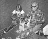 Hantverkets dag 1978, bandvävning