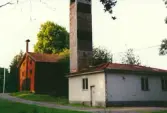 Täby g:a sockenmagasin och brandstationen 1988