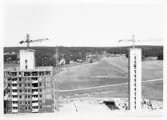 Näsbydalshusen under byggnad 1959