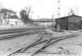 Spåren vid Rosl Näsby station 1992