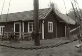 Hembygdsgårdar. Tillbyggnad på Sjöfartsmuseet i Älmsta 1985.
