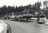 Hembygdsgårdar. Flyttning av Ingarö hembygdsmuseum vintern 1988.