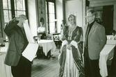 Rånäs slott. Sam Westerman, Carina Axelsson, Göran Furuland.