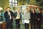 Byggnadsvårdspriset till Dieselverkstaden delas ut 2003.
