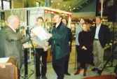 Byggnadsvårdspriset till Dieselverkstaden delas ut 2003.