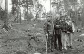 Österåker. Gravfältet vid Hagby golfbana.