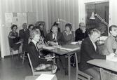 Hembygdsförbundets studiebesök på Ortnamnsarkivet och Dialekt- och folkminnesarkivet i Uppsala 1979-12-01