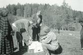 Länsmuseets utflykt till Upplands-Bro 25 maj 1988.