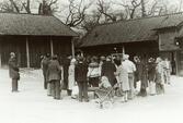 Hembygdsförbundets utflykt till Nyckelviken i Nacka 1978-04-23.