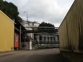 Industribyggnader vid Soabs industrianläggning i Mölndals Kvarnby, år 2007. Anläggningen användes vid fototillfället av Hexion Speciality Chemicals Sweden AB.