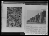 Avfotograferade sidor ur bok. Aurelianusmuren, Rom. Dir. Celsing, Kolbäck.
Ur Gustaf Åhmans samling.