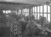 Maskinsalen hos AB J.Persson & Co skofabrik, 1942