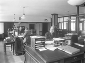 Kontoret på AB J.Persson & Co skofabrik, 1942