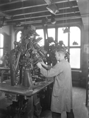 Stanseri på AB J.Persson & Co skofabrik, 1942