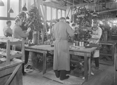 Maskinsal på AB J.Persson & Co skofabrik, 1942