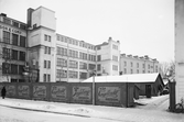 Reklam utanför J. Persson & Co skofabrik, 1947