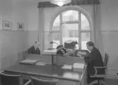 Kontorsarbete på Kronans Skofabriks AB, 1941