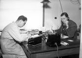 Kontorspersonal på Vennerlunds skofabrik, 1940-tal