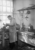 Skofabriksarbetare vid Vennerlunds skofabrik, 1940-tal