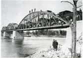 Sala sf.
Gysingebron, 1901, vid dragning av järnvägslinjen Sala - Gysinge - Gävle 1899-1901 .