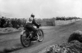 Scheelebacken 24/8 1947. Gösta Larsson, Skövde, JAP 500 cc.