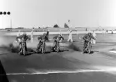 Seriematch på motorbanan 31/5 1952. Knallarna mot Monarkerna.