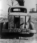 Bil 26, Fordolina, har varit med om en del och blivit lite kantstött. Men med lite reparationer blev det full fart igen.