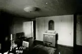 Sakristian i Hälleberga kyrka innan branden 1976.