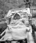 Baby i barnvagn