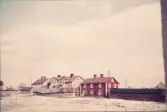 Nya & Gamla Nybygget samt Gustafsberg vid gamla Norrvägen, 1965.