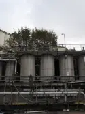 Byggnader vid Soabs industrianläggning i Mölndals Kvarnby, år 2007. Anläggningen användes vid fototillfället av Hexion Speciality Chemicals Sweden AB.