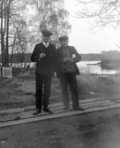 Två män vid Rallevägen