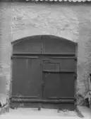 Insidan av porten vid Södra Vallgatan.