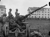 Två flyganfall fingerades efter mörkläggningen, Uppsala 1938