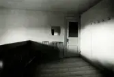 Interiör från orgelläktaren i Hälleberga kyrka, innan branden 1976.