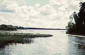 Södra Bergundasjön sett från bron över Sundet. Växjö, 1959.