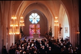 Sjuksköterskeinvigning i Växjö domkyrka, 1960.