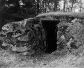 Ingång till bunkern vid Gullsjön