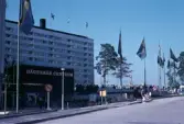 Hägernäs Centrum invigning, avtäckning av staty