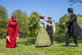 Vänersborgs museum. Fotografering inför kommande Sekelskiftesdag