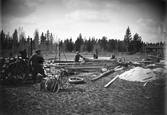 David Karlssons sågverk på gården Karlstorp i Hidingsta, 1930-tal