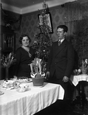 Julfirande hemma hos Lilly och Sven Bromé, 1930-tal