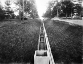 Infiltrationsgrav vid Skråmsta vattenverk, 1930-tal