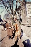 Skinnmarknad i Växjö, ca. 1960-tal.