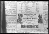 Annons Anatomiska museum.